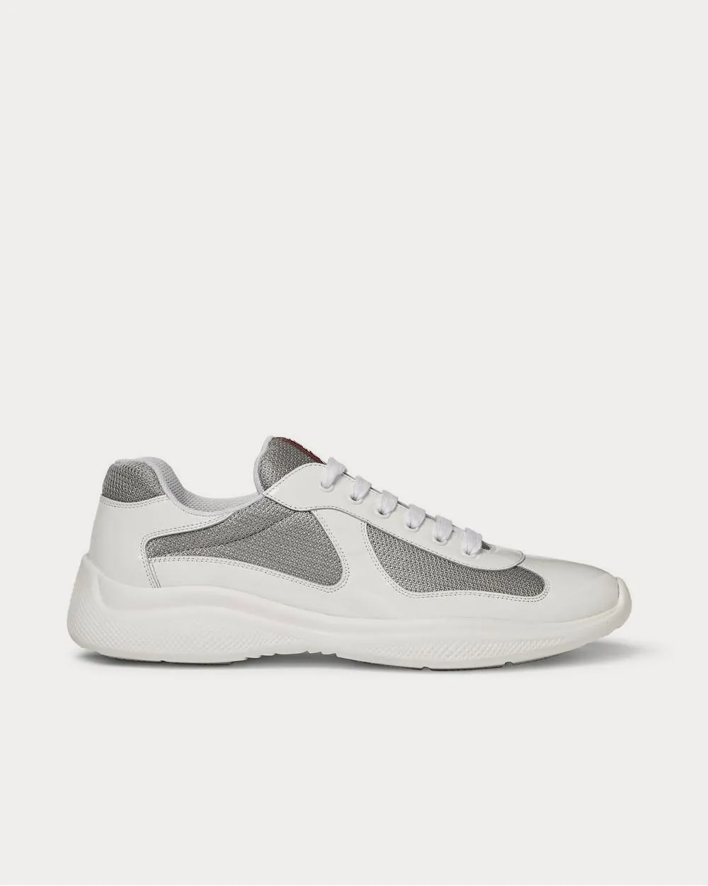 America's Cup Patent-Leather and Mesh  White low top sneakers