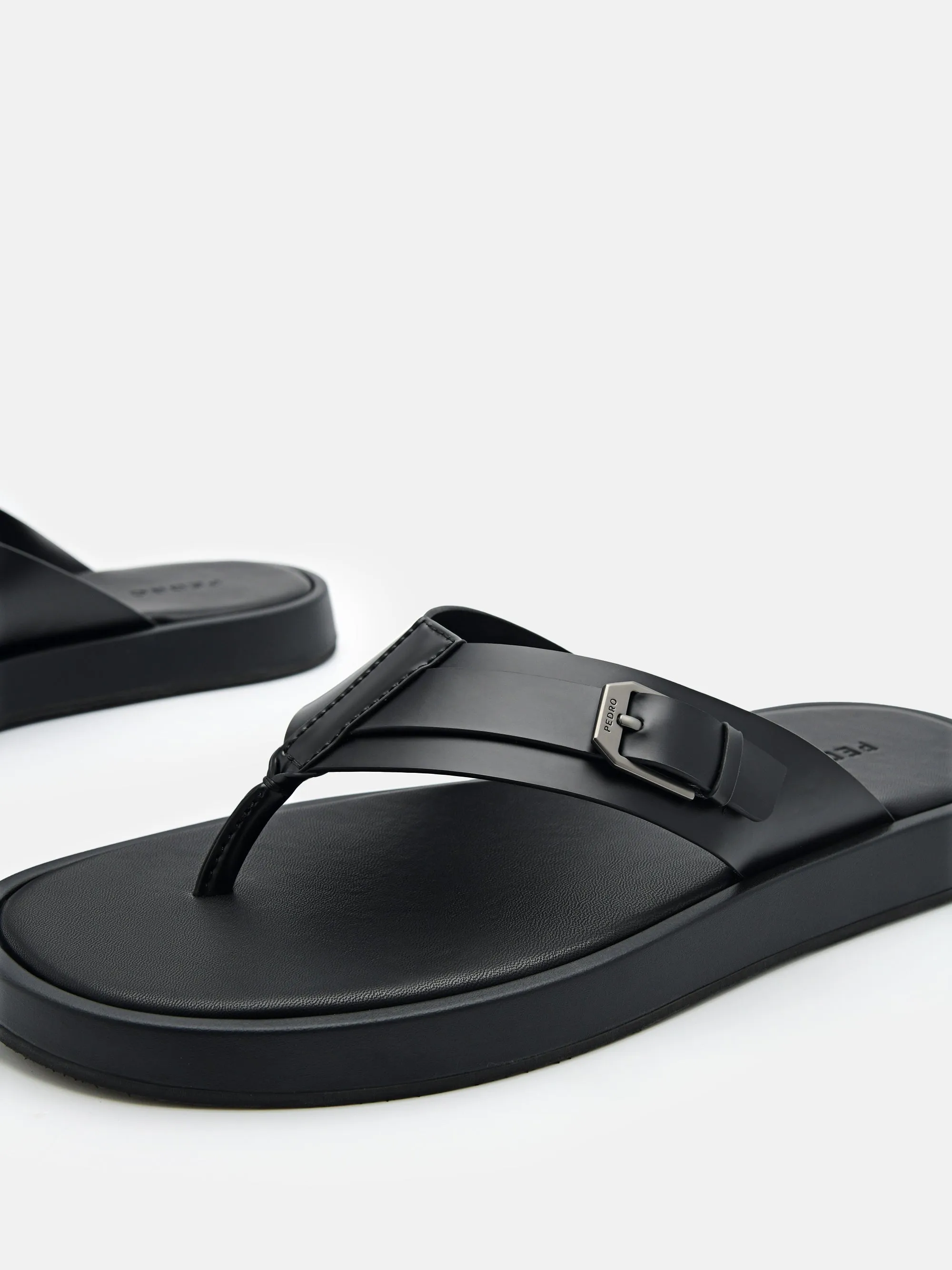 Buckle Thong Sandals