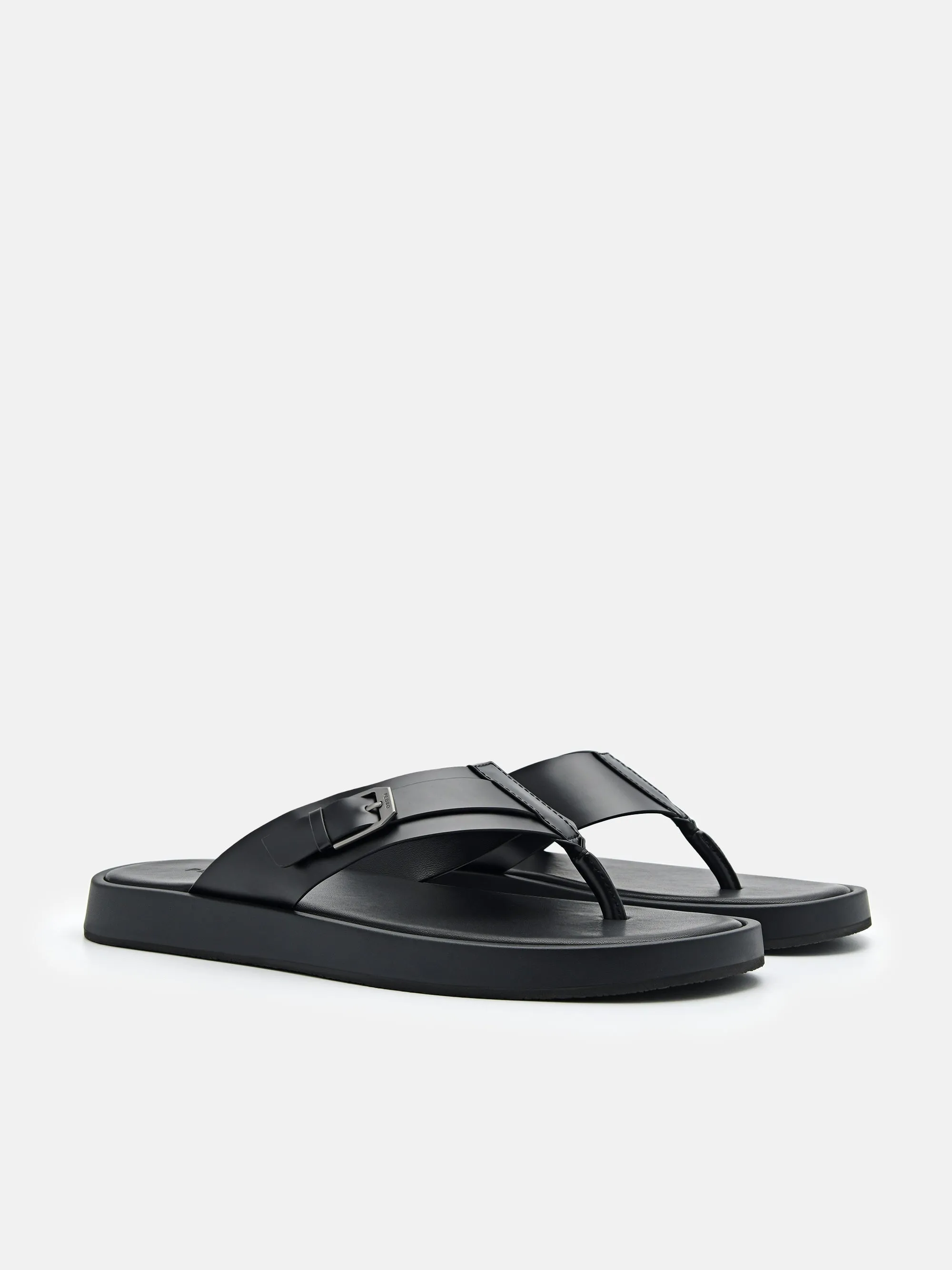 Buckle Thong Sandals