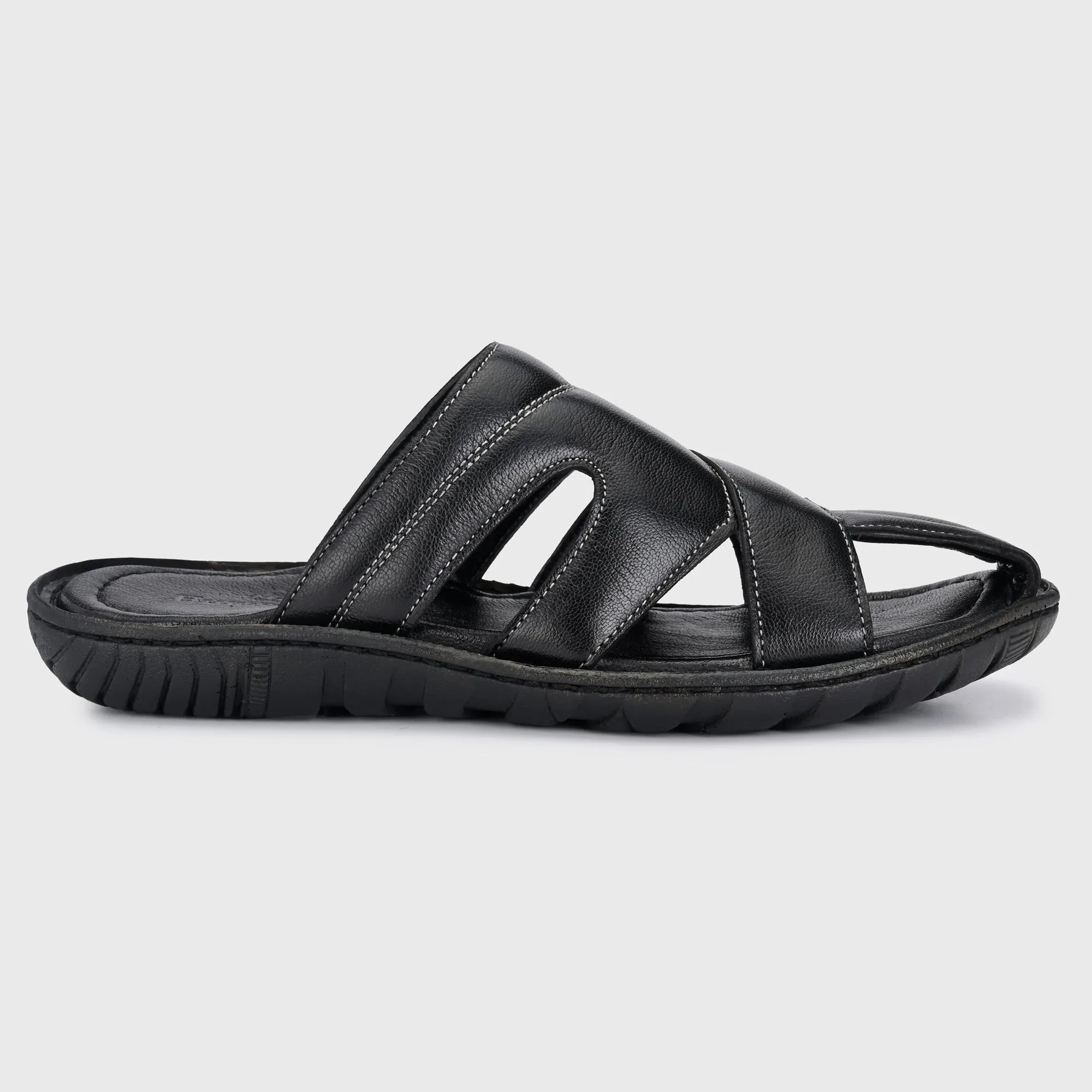 Chic Retreat Premium Leather Slippers for Men