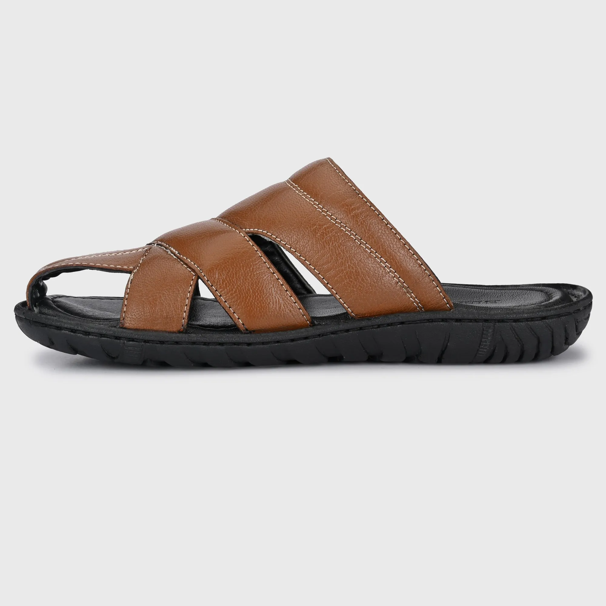 Chic Retreat Premium Leather Slippers for Men