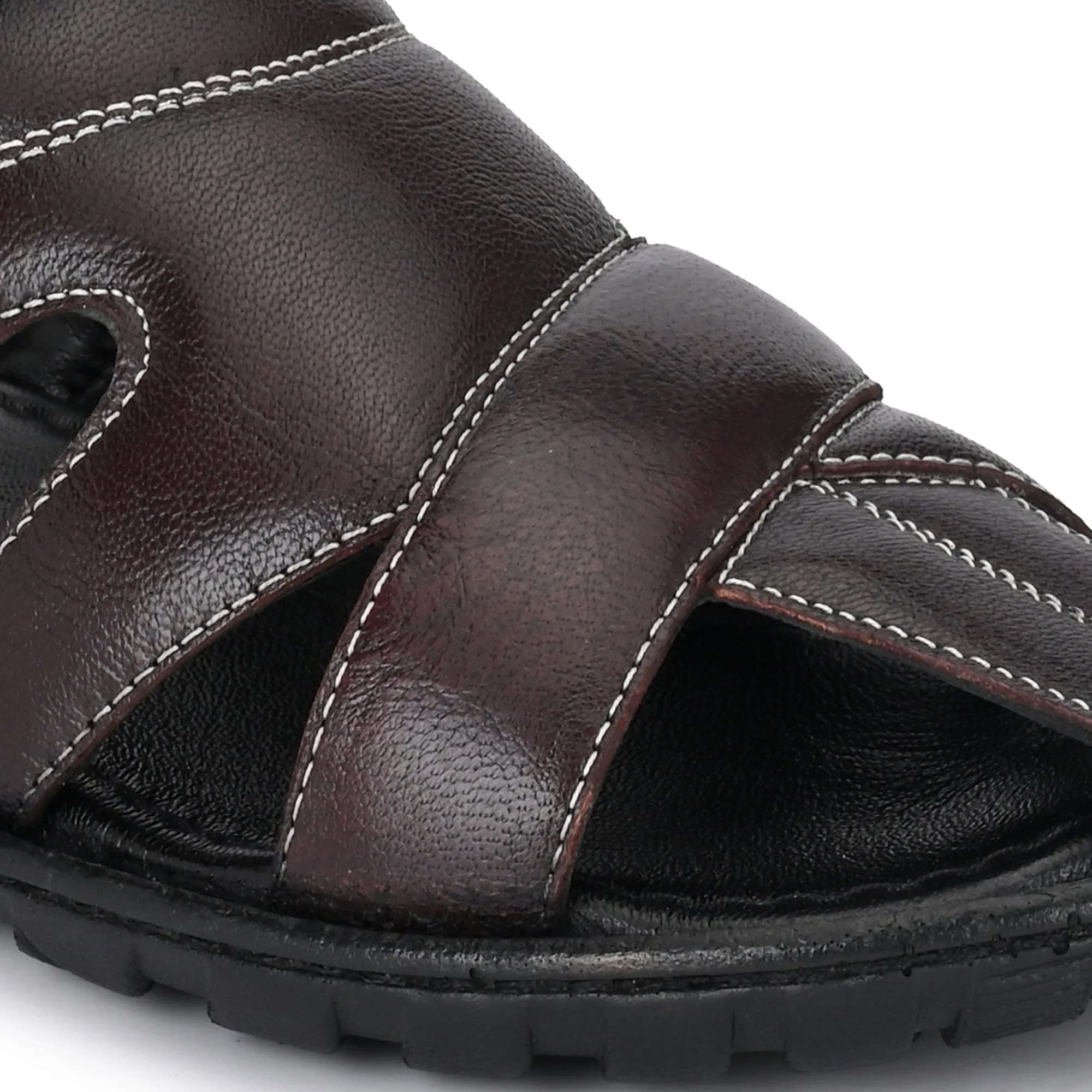 Chic Retreat Premium Leather Slippers for Men