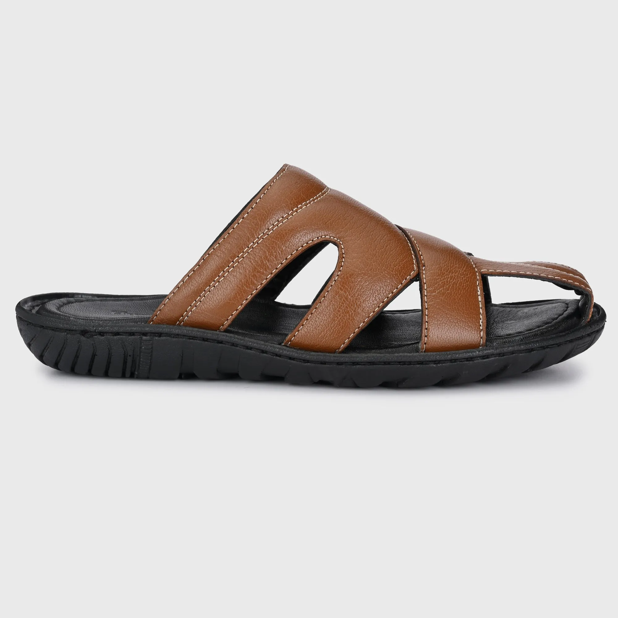 Chic Retreat Premium Leather Slippers for Men