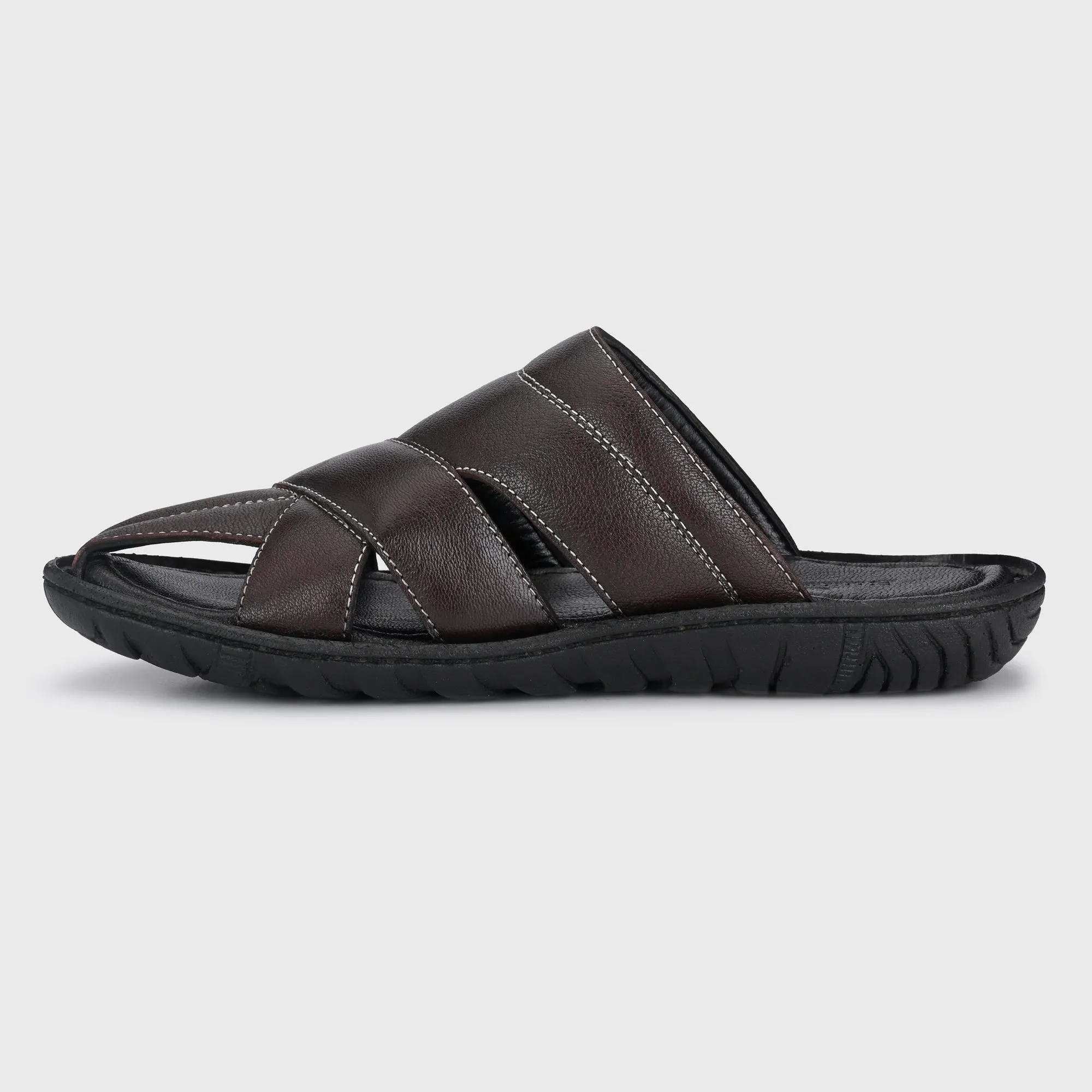 Chic Retreat Premium Leather Slippers for Men