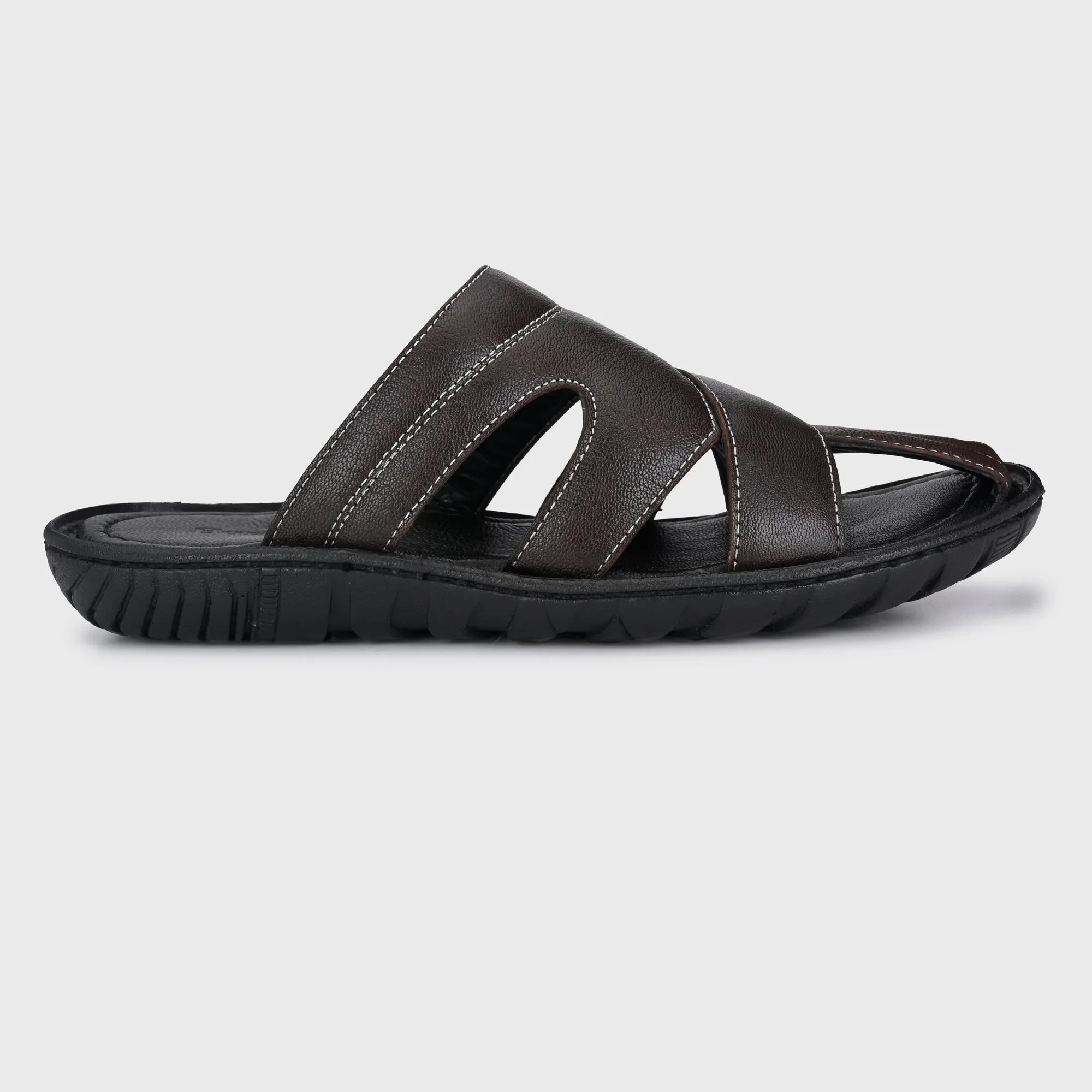 Chic Retreat Premium Leather Slippers for Men