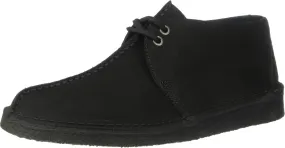 Clarks Mens Desert Trek Oxford, Adult, Black Suede