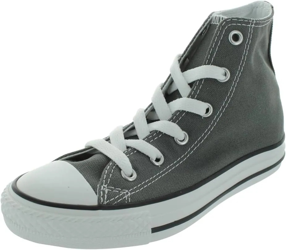 Converse Kids' Chuck Taylor All Star Canvas High Top Sneaker Charcoal, 11