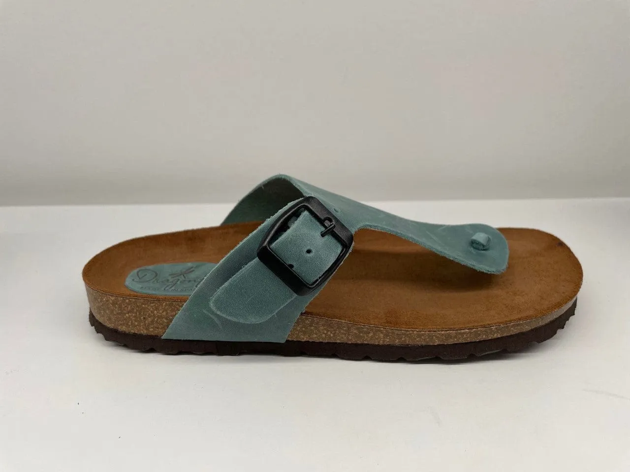 Dragonfly Women's Thong Sandals- Jeans