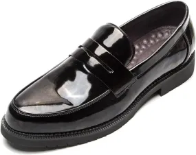 Dress Shoes for Men Men's Formal Patent Leather Wedding Shoes Classic Designer Loafers for Office Special Occasions