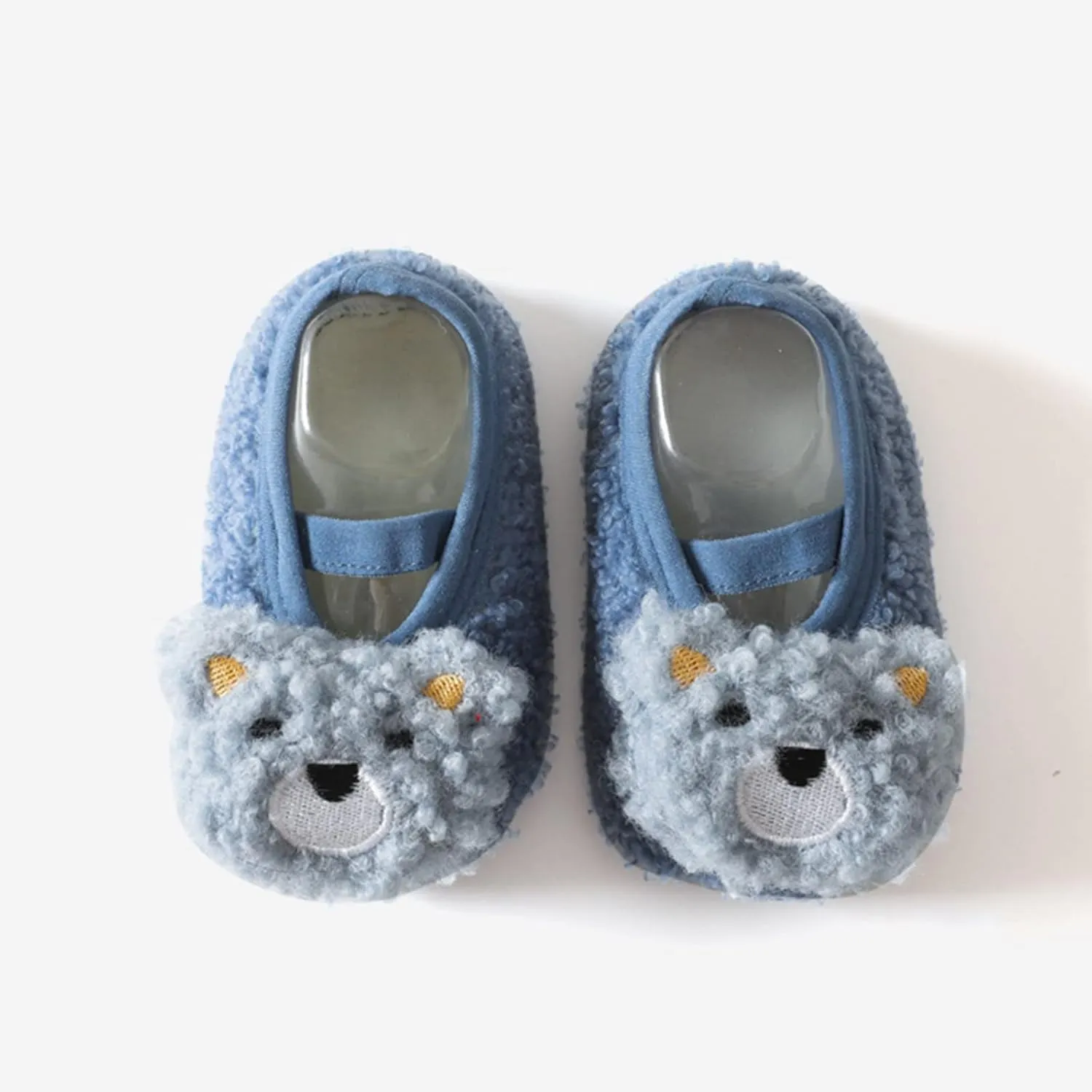 EnJoCho Boys Outdoor Shoes Boys And Girls Cartoon Character Pattern Warm Toddler Shoes Indoor Floor Socks Non Slip Shoes
