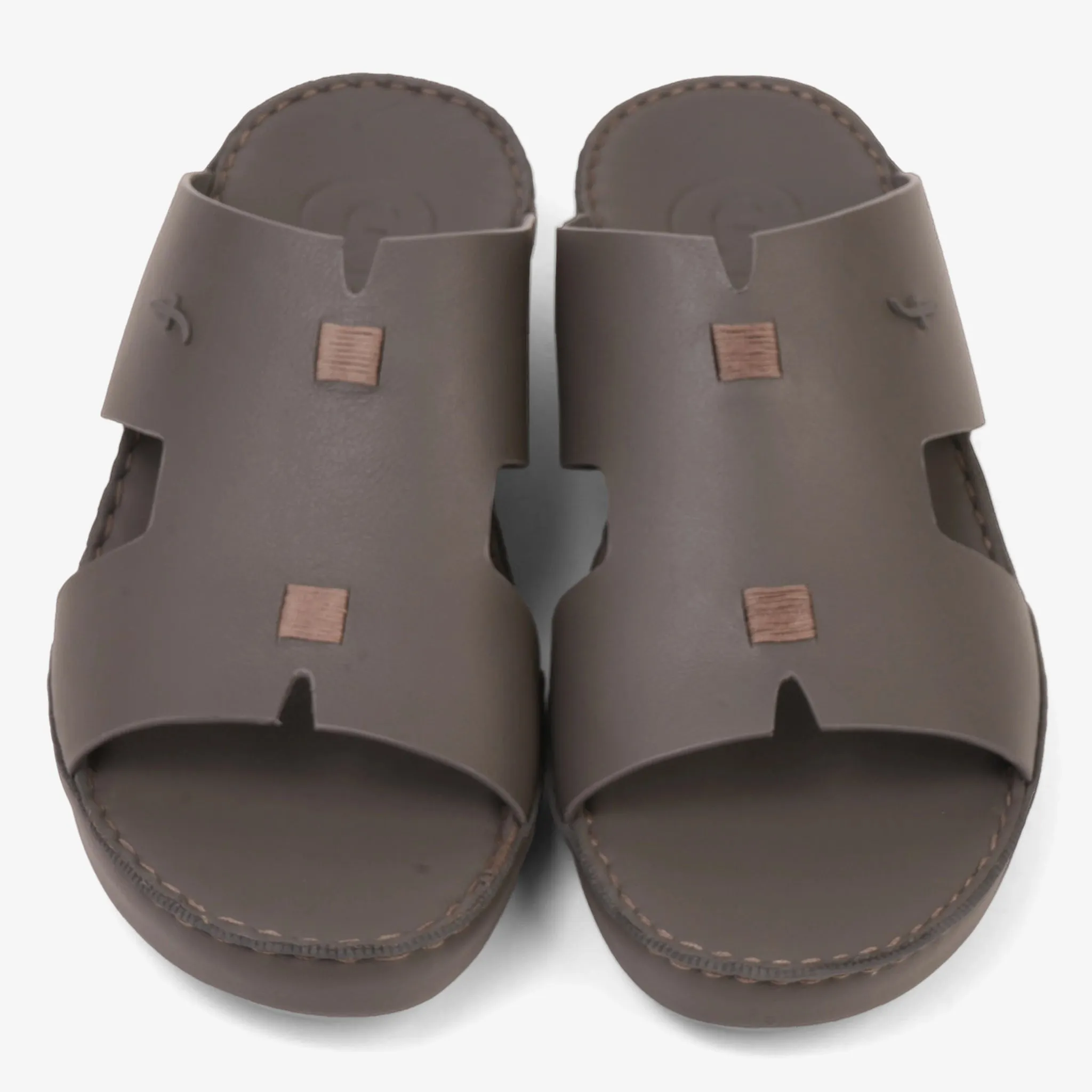FARADA MATTE MODERN LEATHER MENS SANDALS BAT