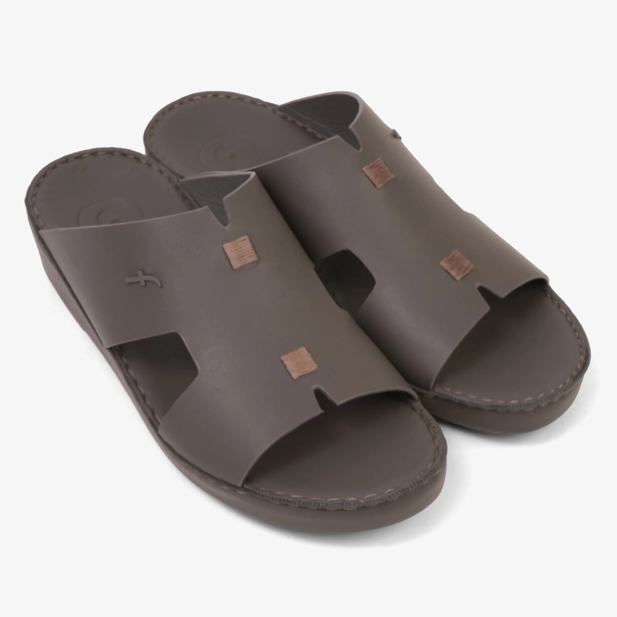 FARADA MATTE MODERN LEATHER MENS SANDALS BAT