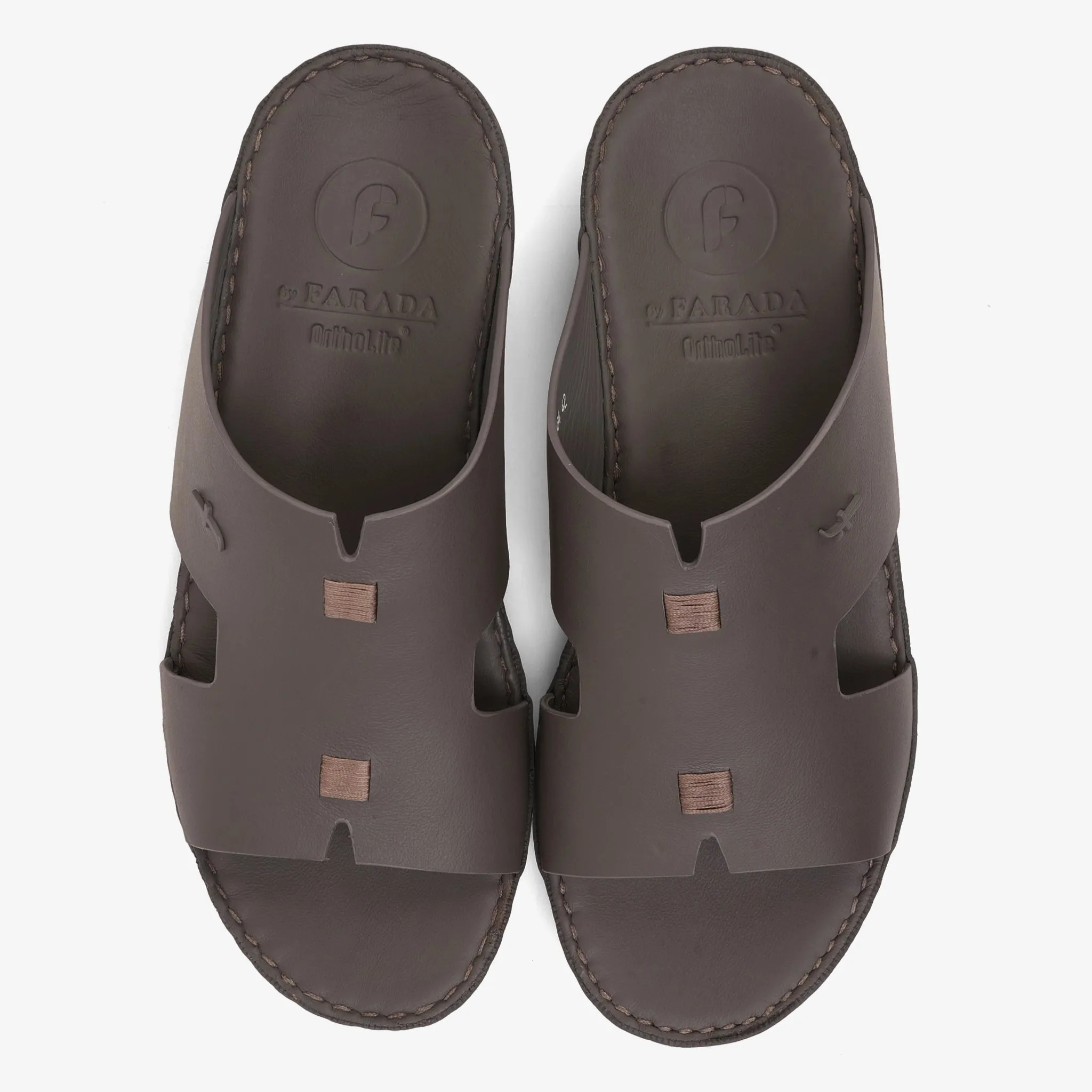 FARADA MATTE MODERN LEATHER MENS SANDALS BAT