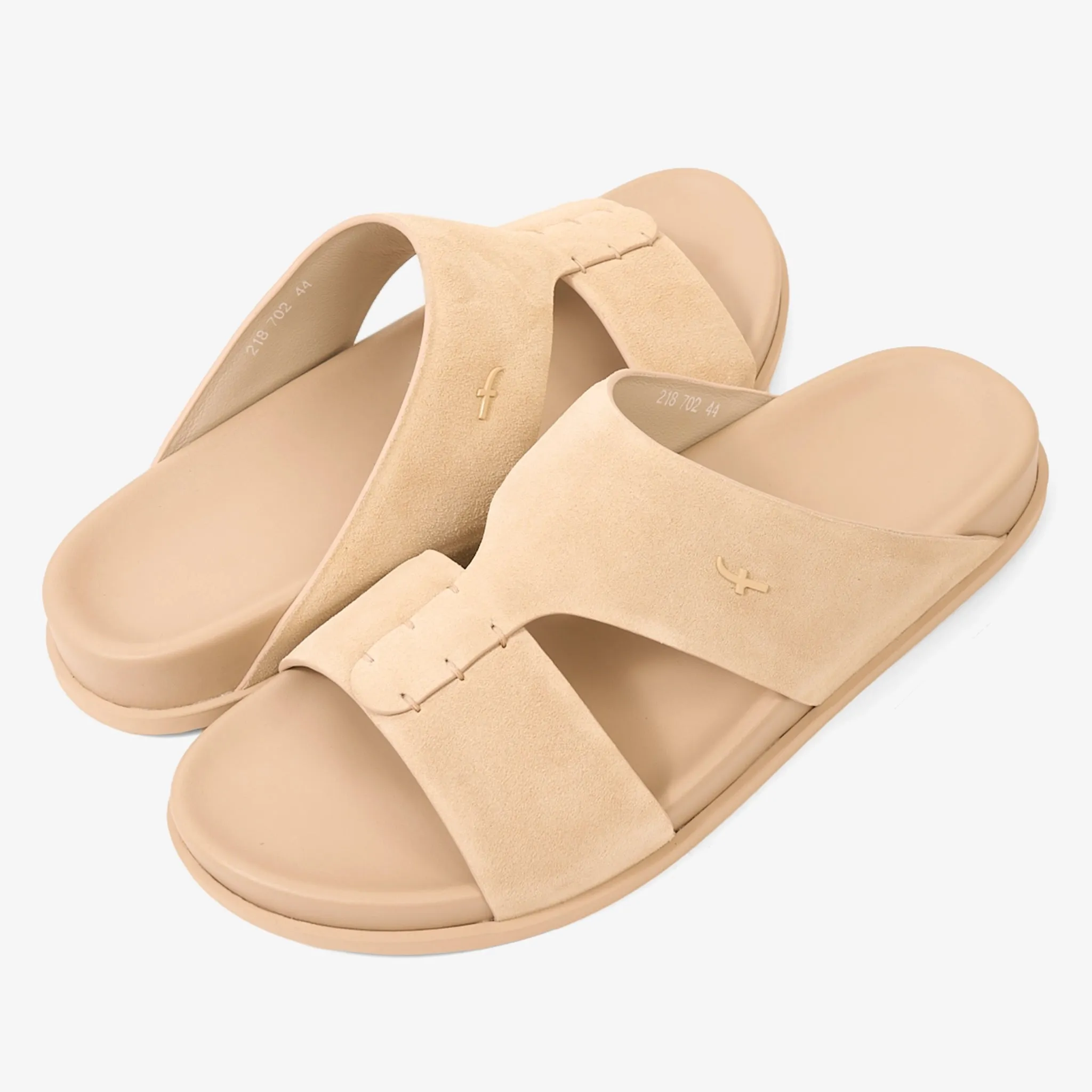 FARADA MODERN VERSATILE NEUTRAL TONE ARABIC SANDALS MASTICE