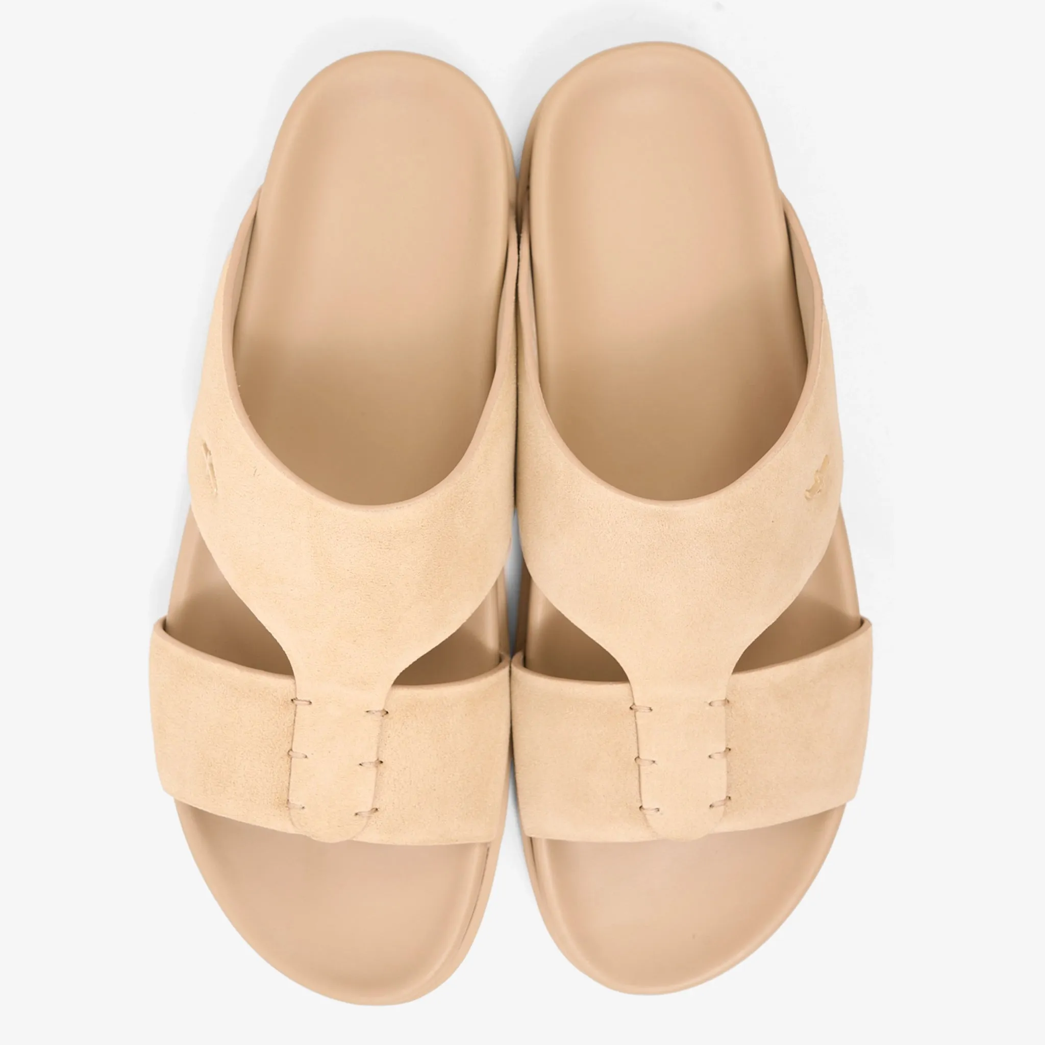 FARADA MODERN VERSATILE NEUTRAL TONE ARABIC SANDALS MASTICE