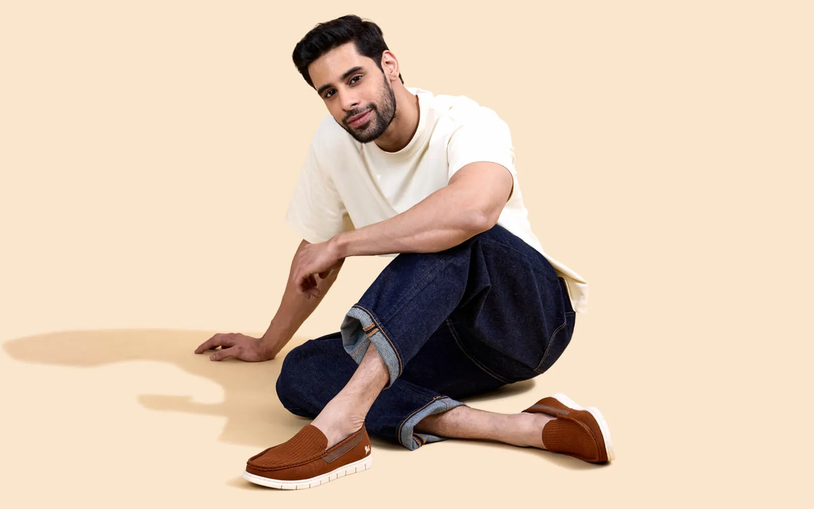 Flex Knit Loafers : Tan