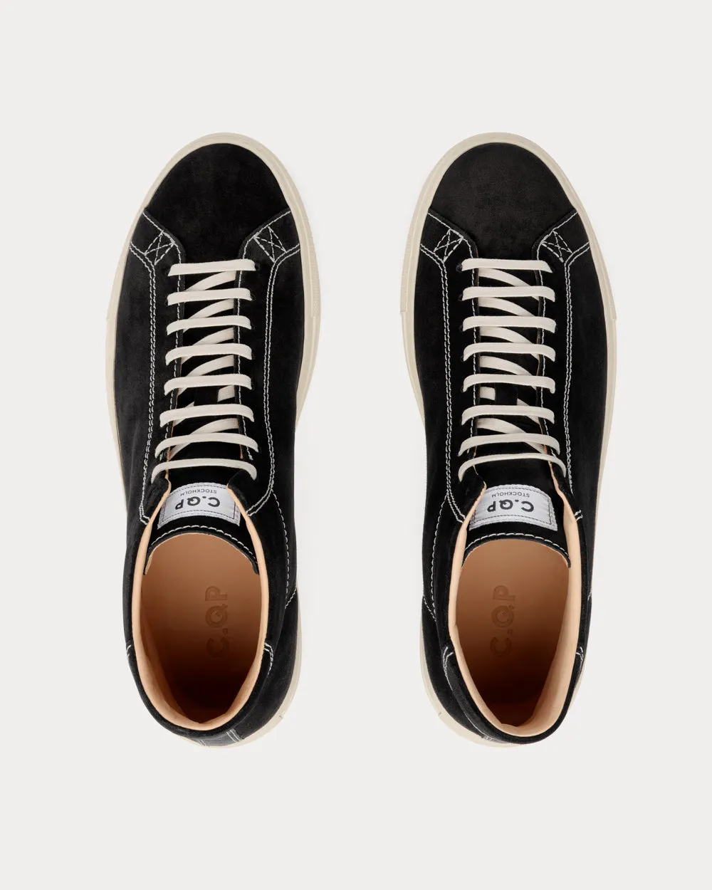 Flyback Coal Black High Top Sneakers