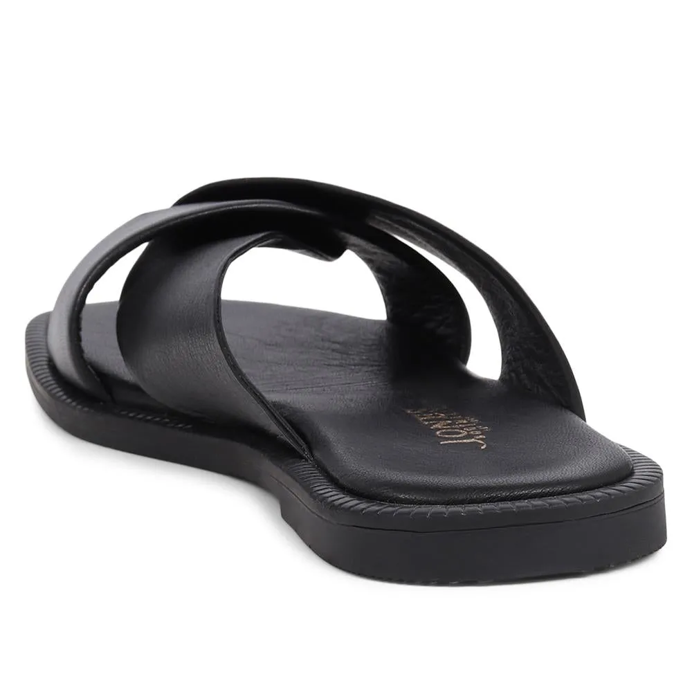 Hazelle Flat Mule Sandals - HAZELLE / 325 227