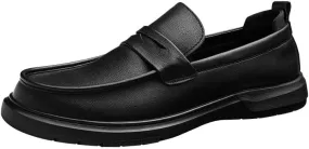 Men's Shiny Patent Leather Dress Shoes Platform Oxford Shoes for Weddings, Parties, Work, Church, Professionals