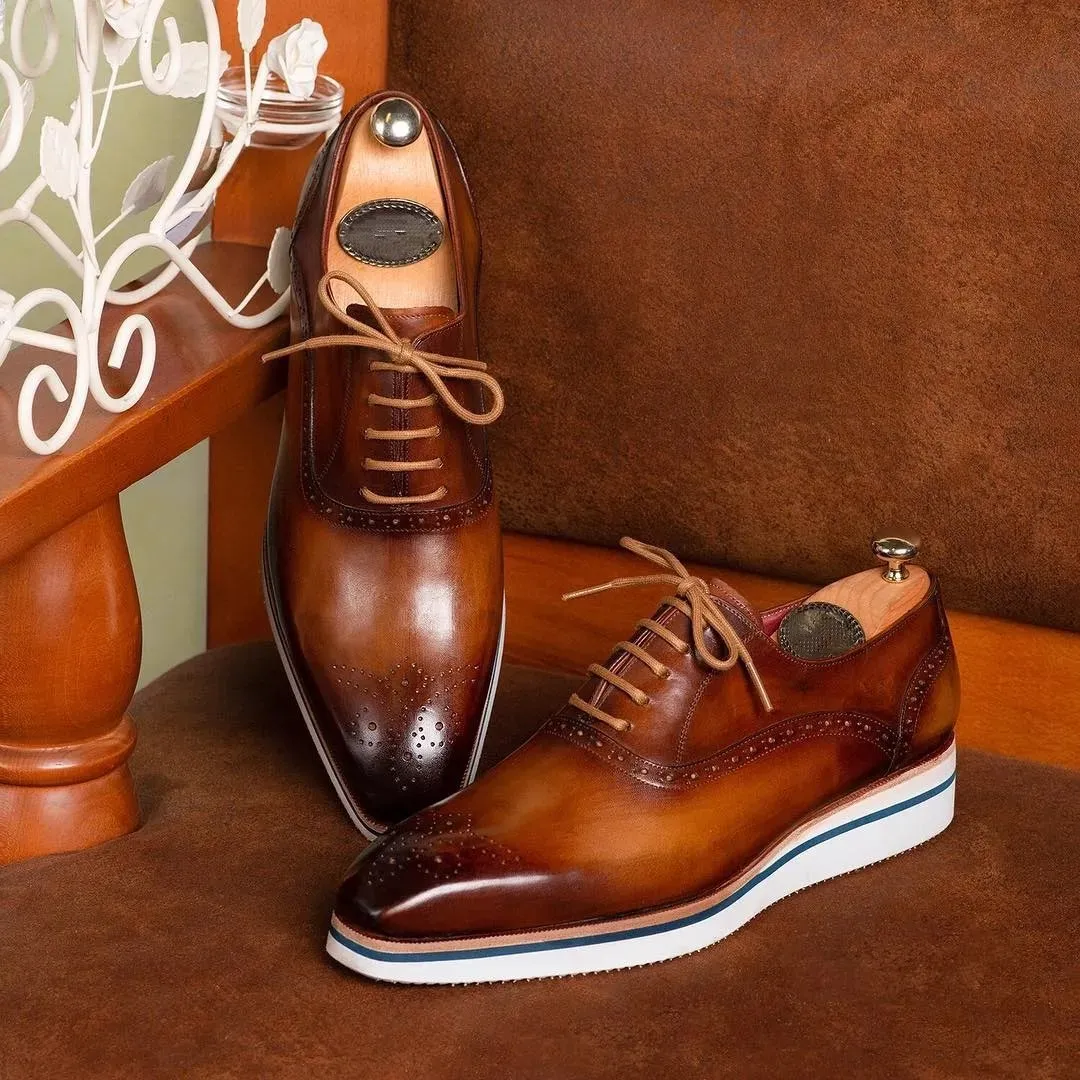 Men's Smart Casual Wingtip Oxfords