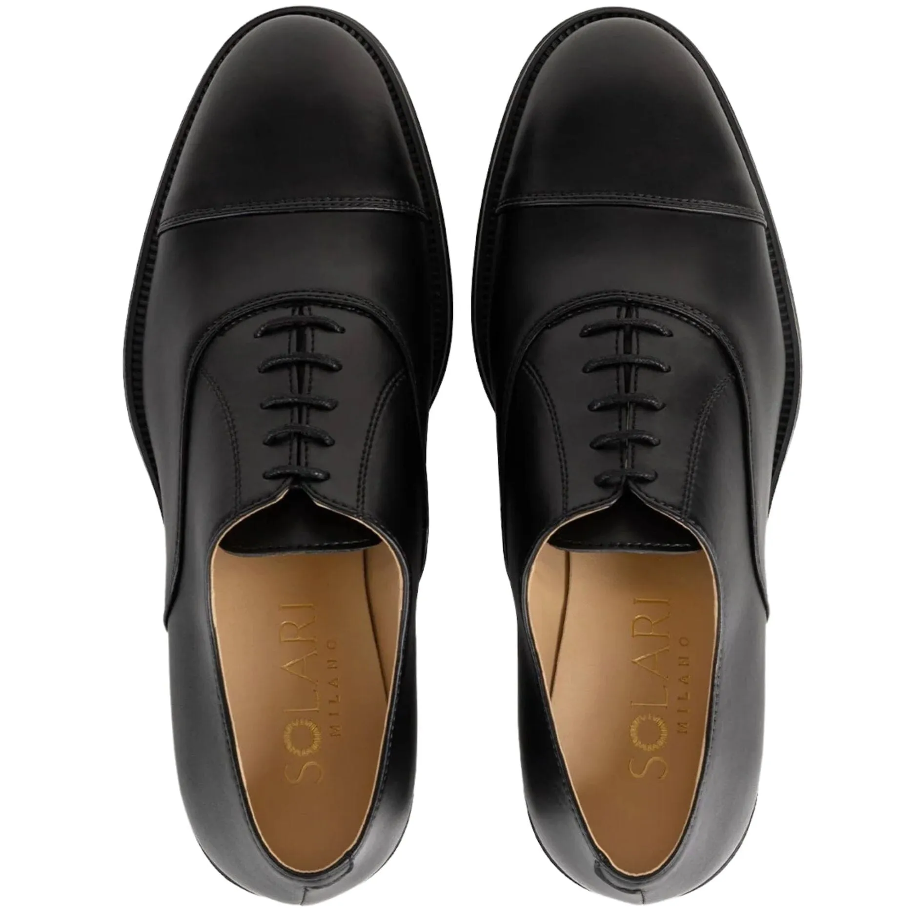Men's vegan oxford by Solari Milano - black or brown