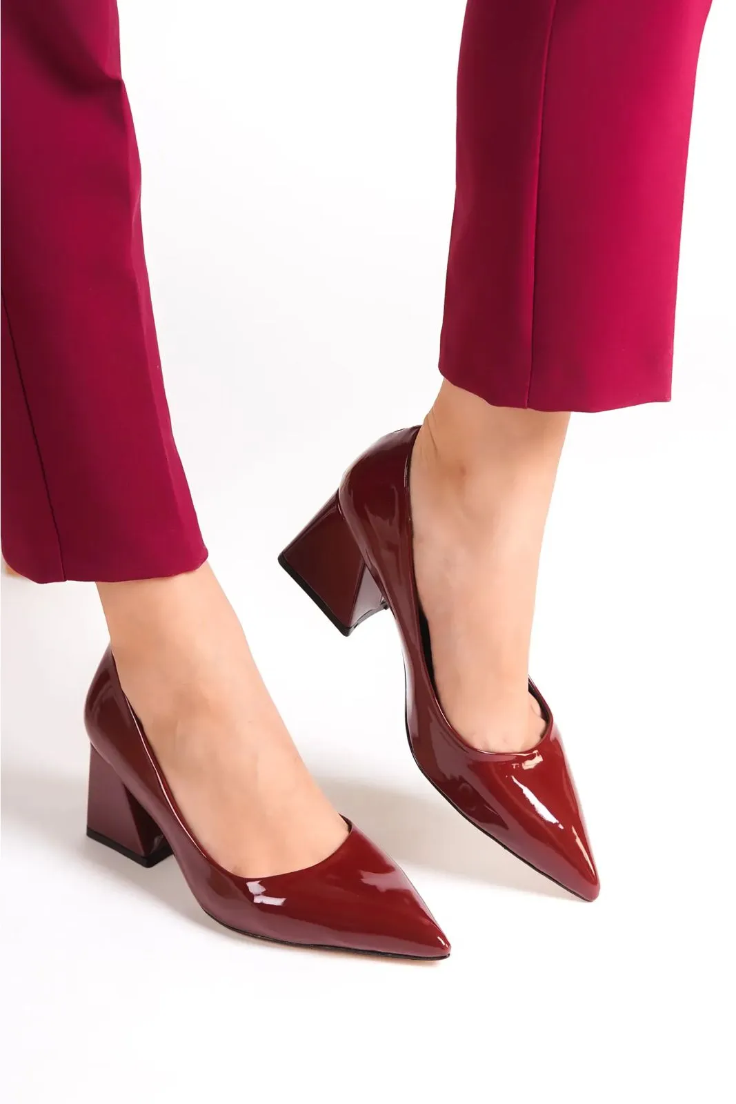 Nisa  - عروض تصفيات - Turkish Capone Mid Heel Soft Padded Sole