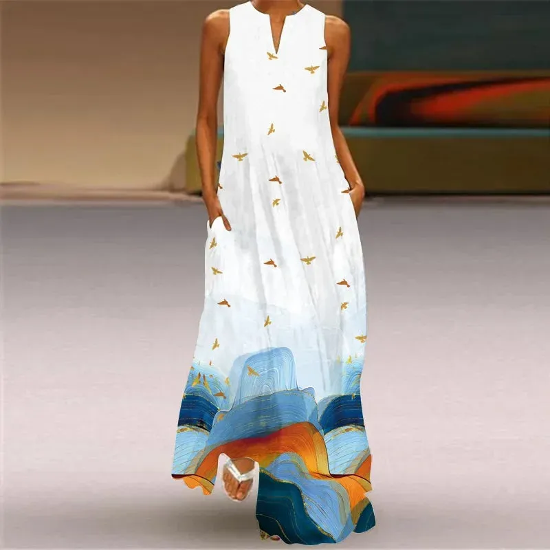 Ophelia - Breezy Boho Maxi Dress for Women