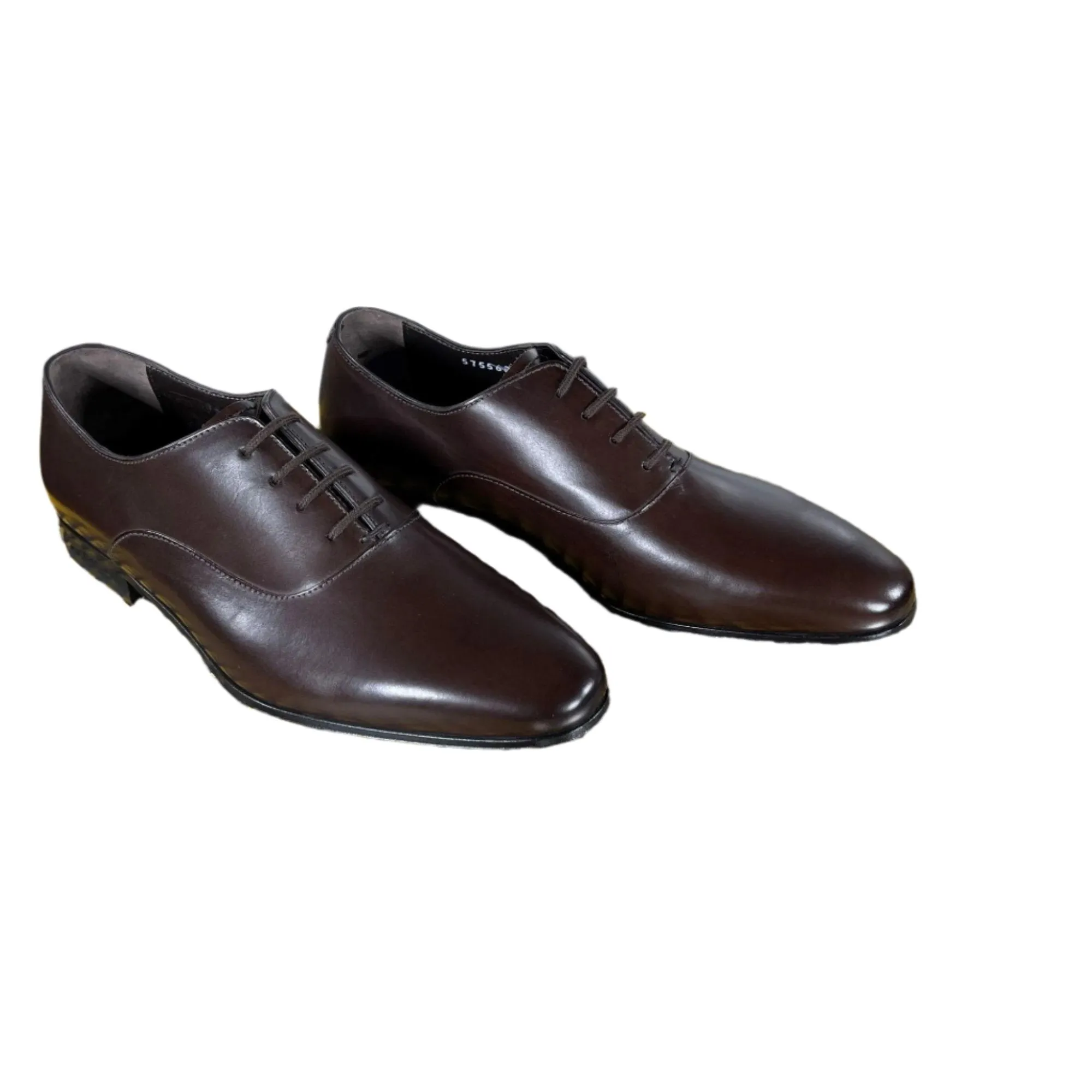 Paul Smith Mens V002 69 Fleming Dark Brown Leather Oxfords