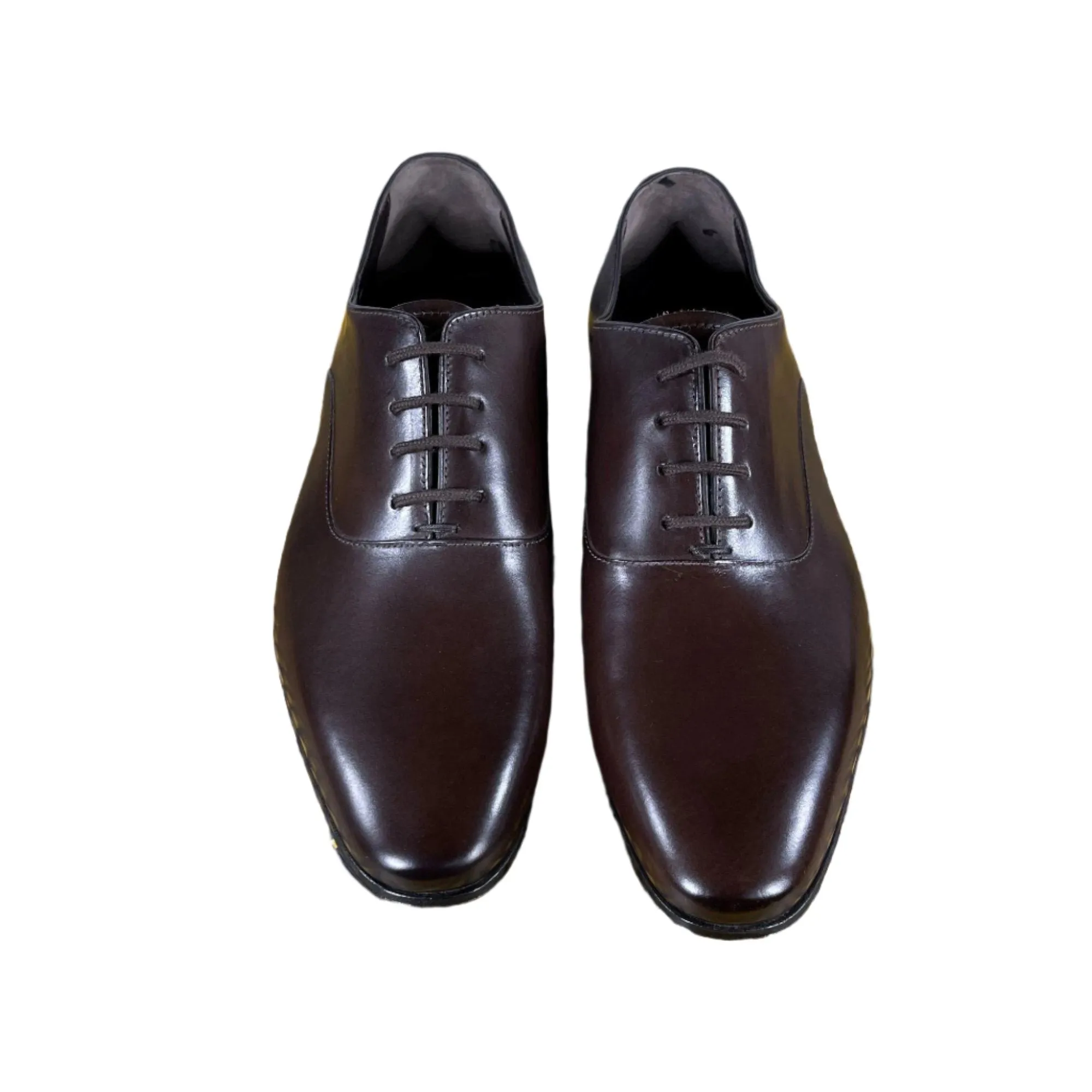 Paul Smith Mens V002 69 Fleming Dark Brown Leather Oxfords