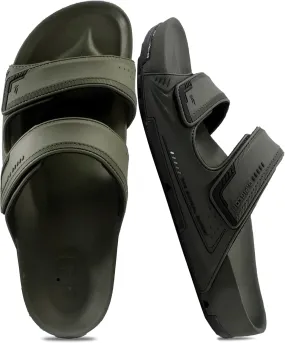 PIRO Unisex Orthoheel High Density Gel Slide Sandals Water Release Sole