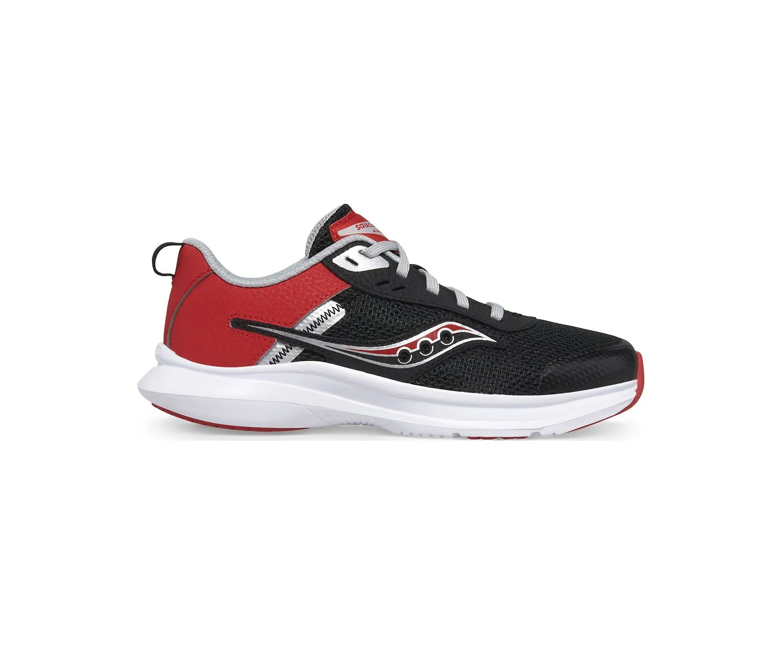 Saucony Axon | Infrared/Black Kids Youth Laces Sneakers