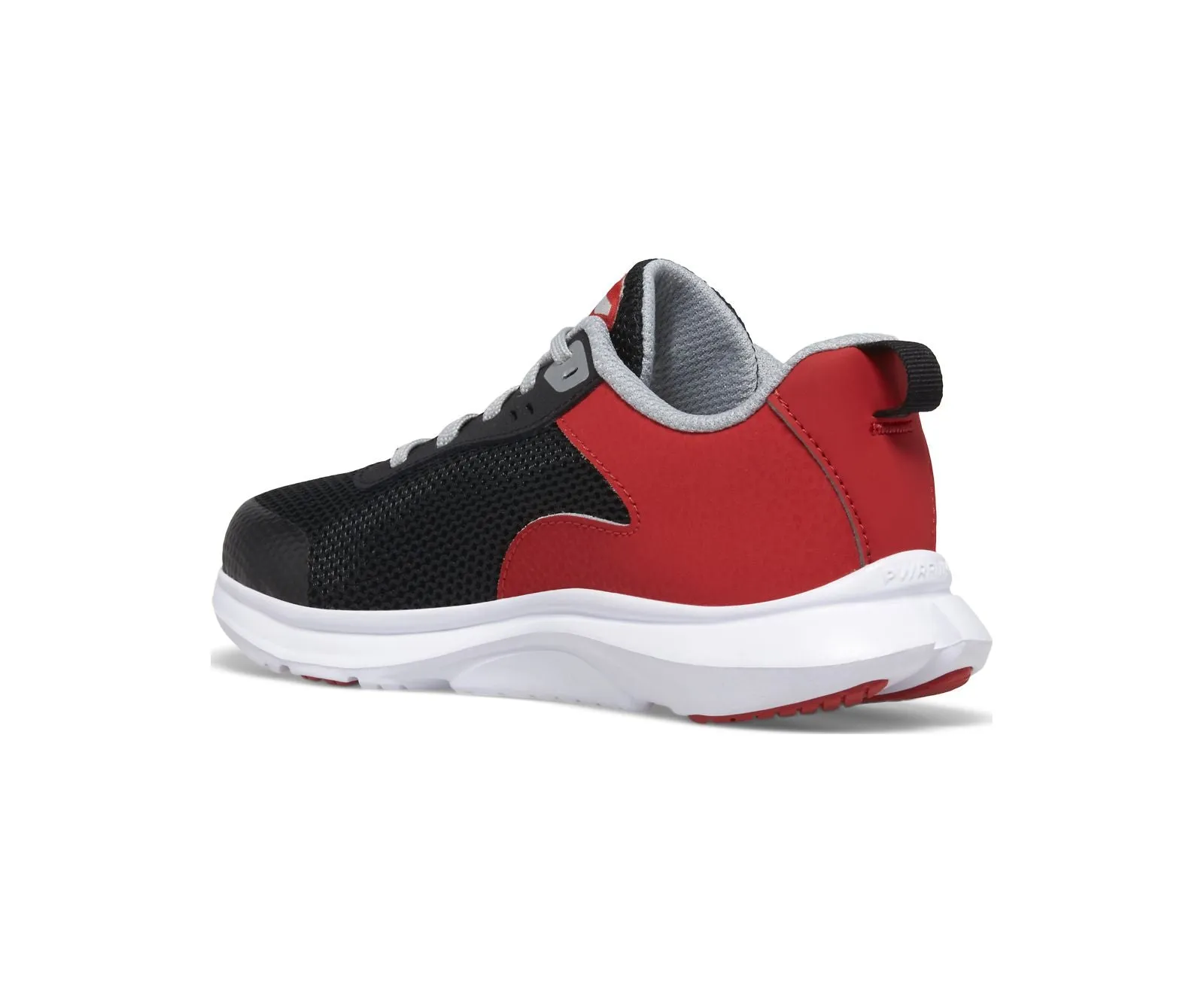 Saucony Axon | Infrared/Black Kids Youth Laces Sneakers