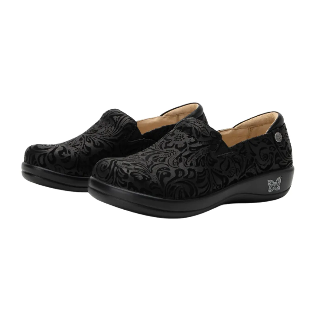 Women's Keli - Black Emboss Paisley