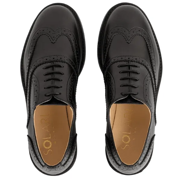Women's oxford brogue by Solari Milano