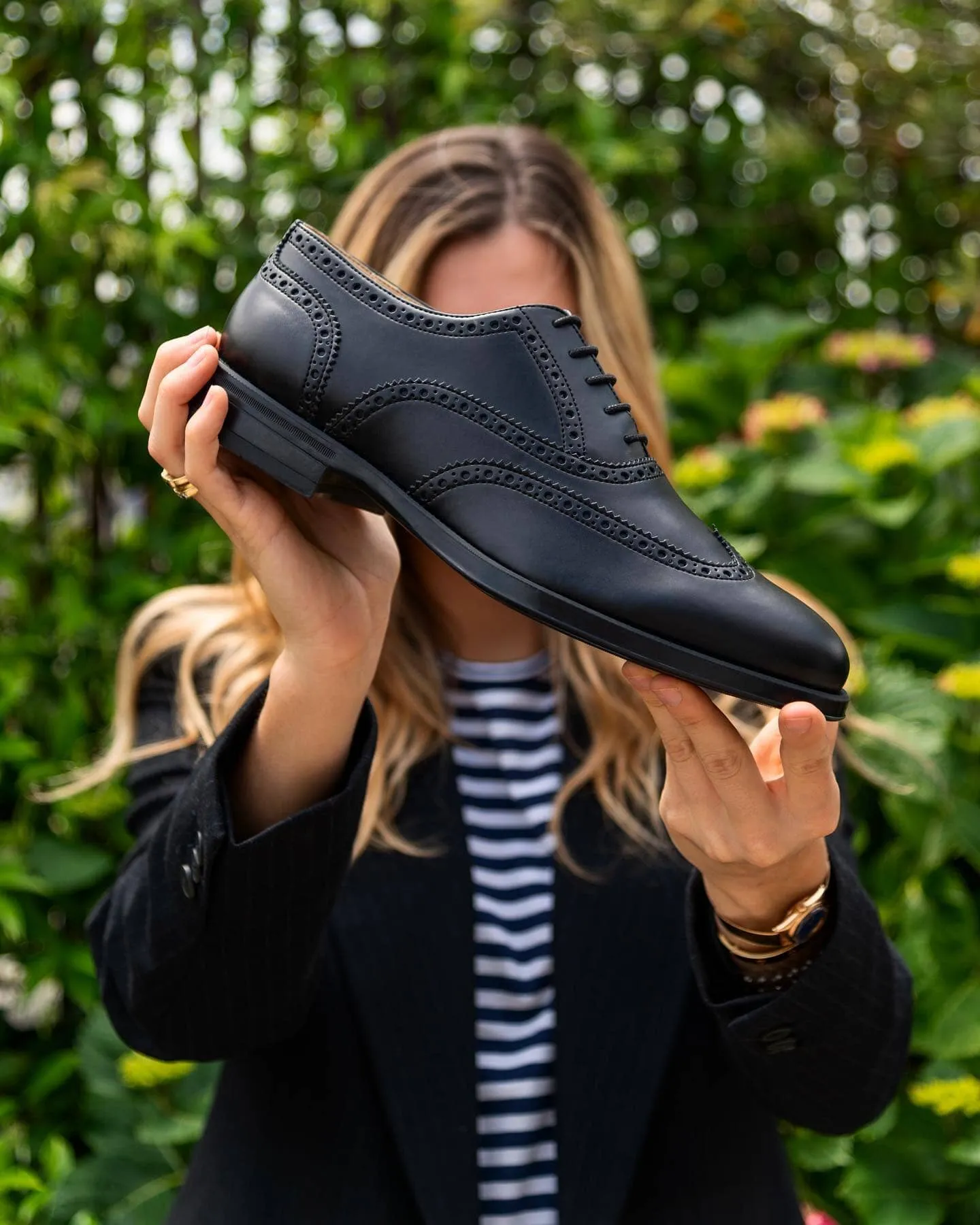 Women's oxford brogue by Solari Milano