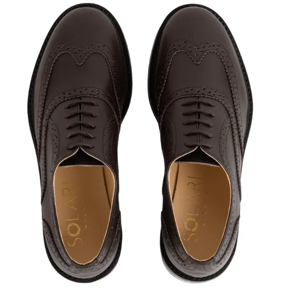 Women's oxford brogue by Solari Milano