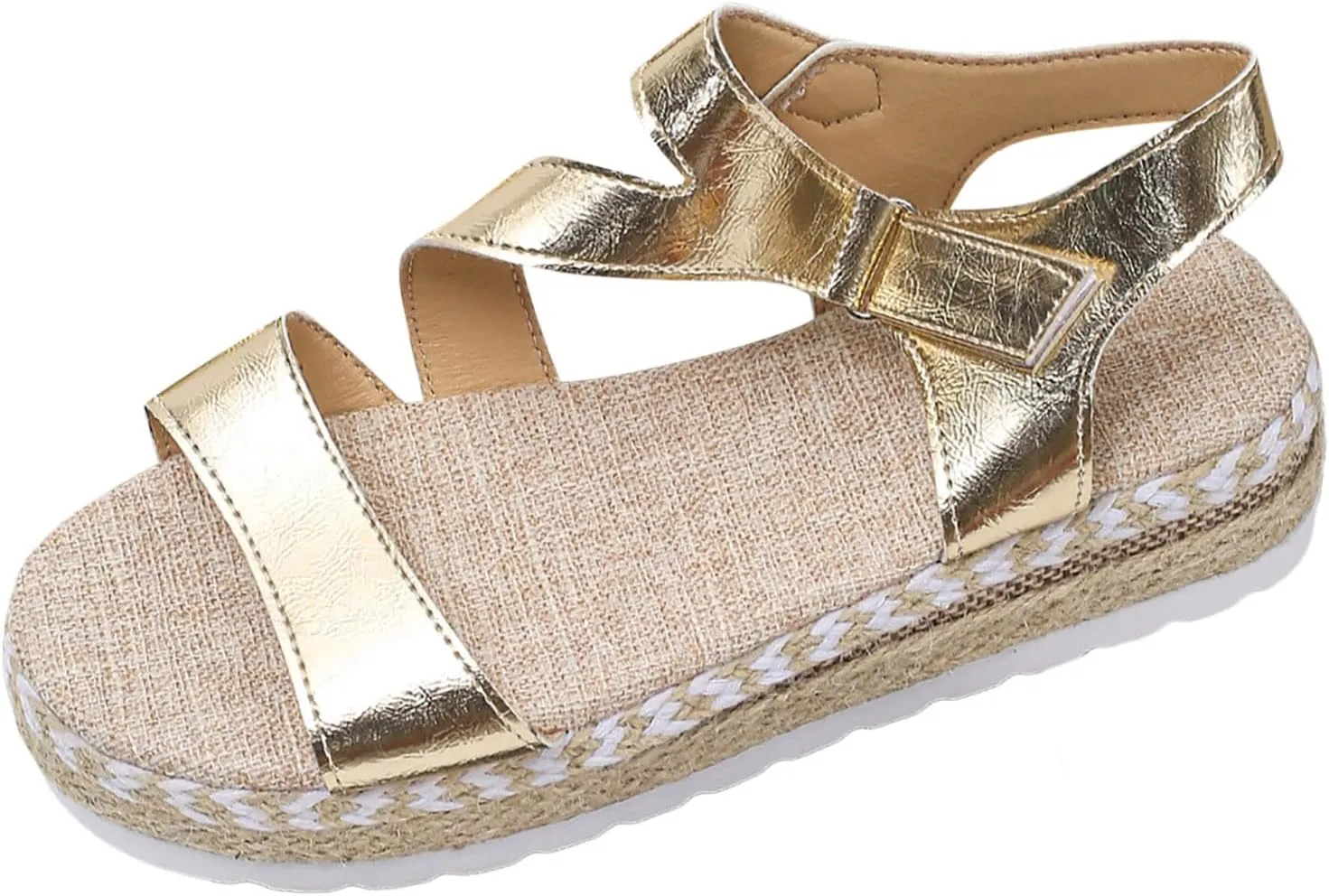 Womens sandals comfortable Open Toe Flatform Espadrille Platform Sandal Strappy Wedge